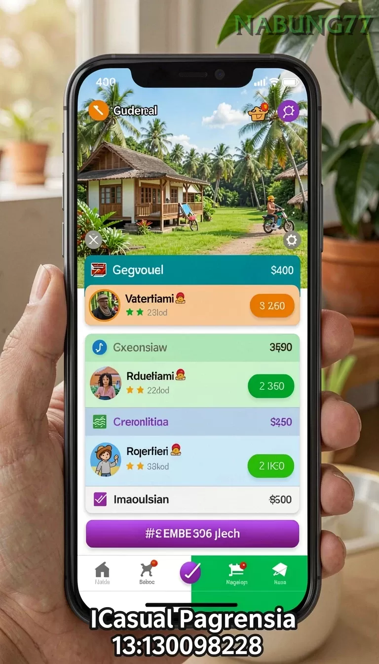 Cuplikan layar UANG77 — pengaturan akun