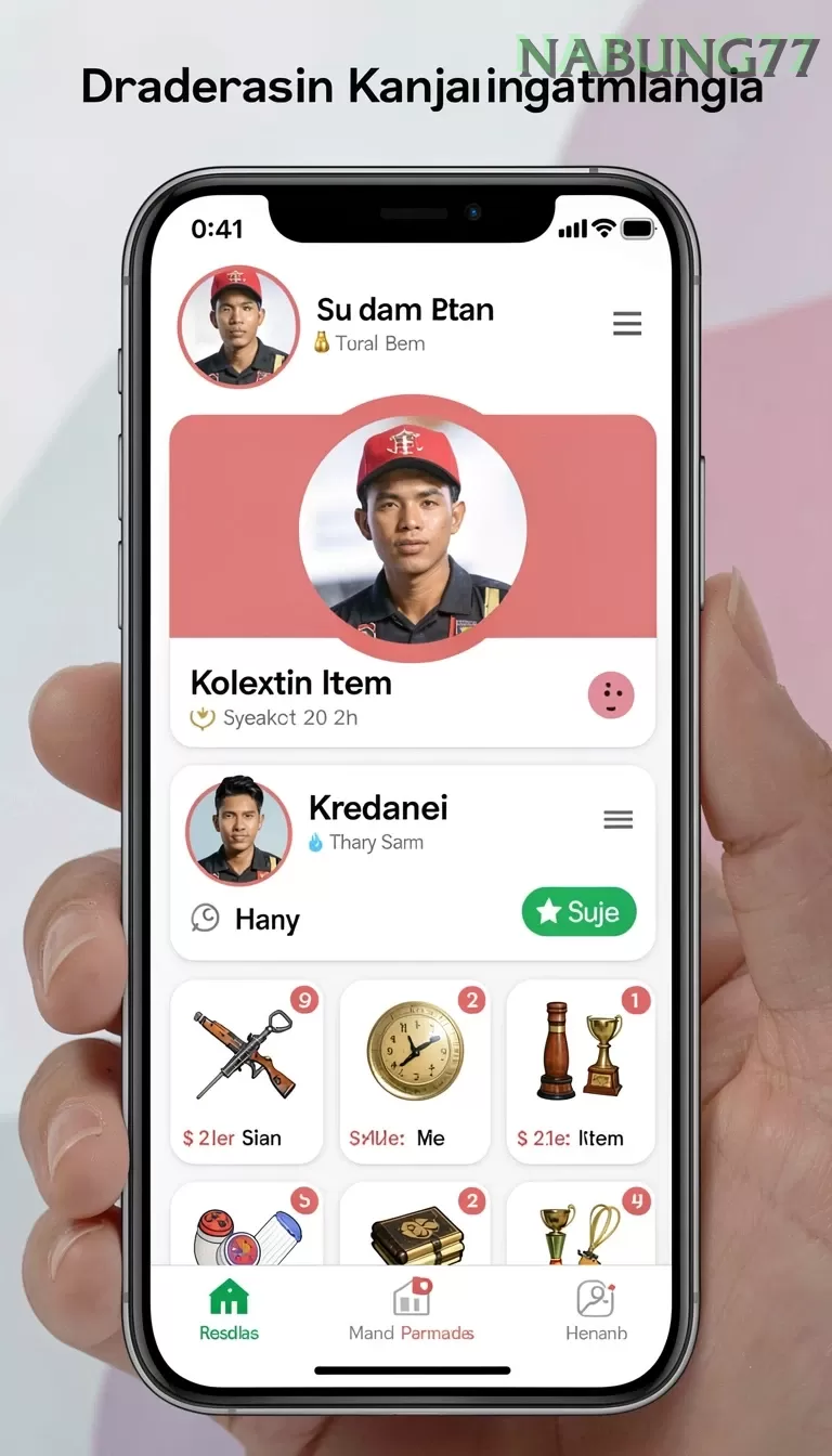 Cuplikan layar RK55 — pengaturan akun
