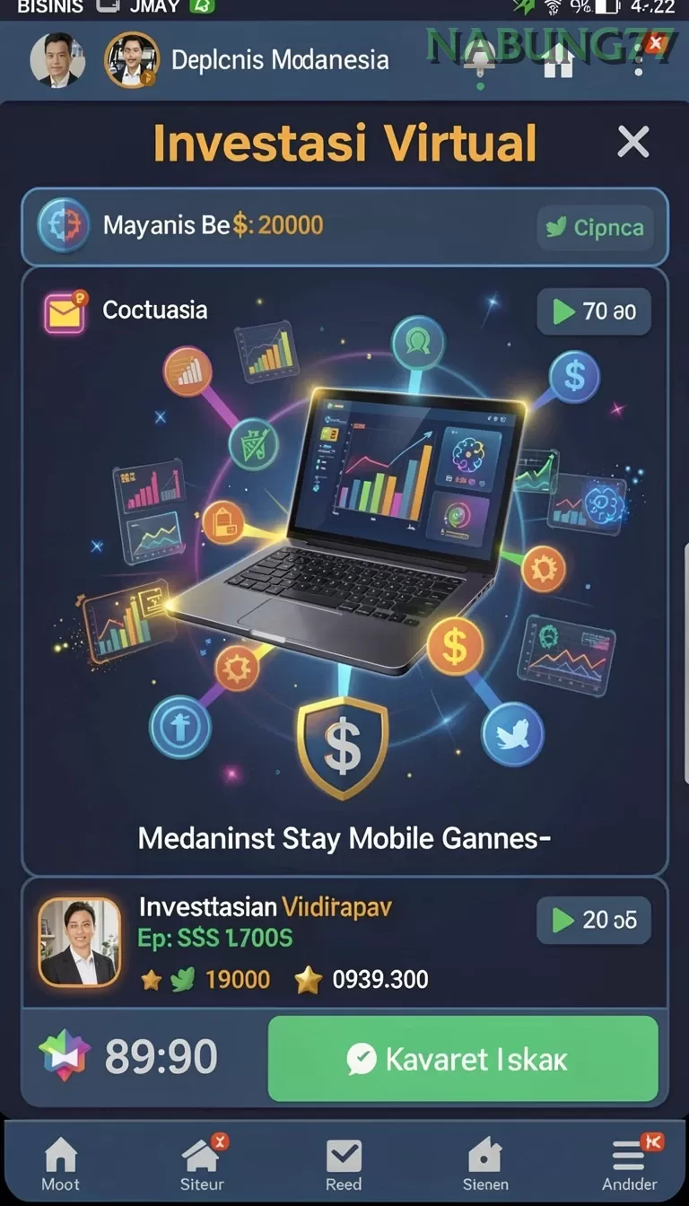 Cuplikan layar RDI88 — menu navigasi